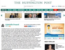 Contributing Teen Writer Huffington Post